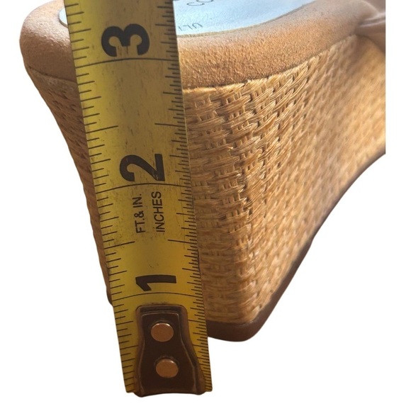 CLARKS ULTIMATE COMFORT WEDGE KYARRA ROSE SLINGBACK SANDALS, White, Size 10.5 - Picture 7 of 7